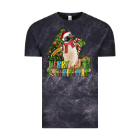 Cloud Black Merry Christmas Penguin Vintage Tee - LillyAllenDesigns