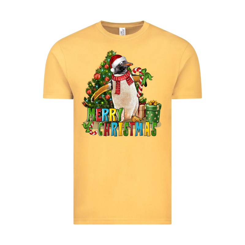 Merry Christmas Penguin Vintage Tee by LillyAllenDesigns | Teevron