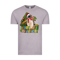 Vintage Zinc Merry Christmas Penguin Vintage Tee - LillyAllenDesigns