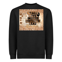 Black black teacher Heavyweight Sweatshirt - TumblerDesignByShophia