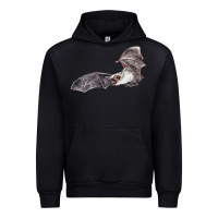 Black mexican free tailed bat Urban Hoodie - LillyAllenDesigns