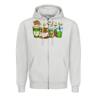 Dove Grey fantastic movie character coffee cups Zipper Hoodie - OliviaCreatesArt