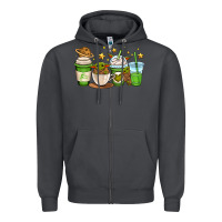 Smoke fantastic movie character coffee cups Zipper Hoodie - OliviaCreatesArt