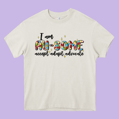 I Am Au Some Heavy Core Tee Designed By Maliassmallbusiness