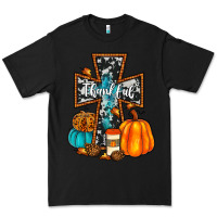 Black thankful cross Premium Tee - JahusDesignShop