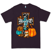 Plum thankful cross Premium Tee - JahusDesignShop