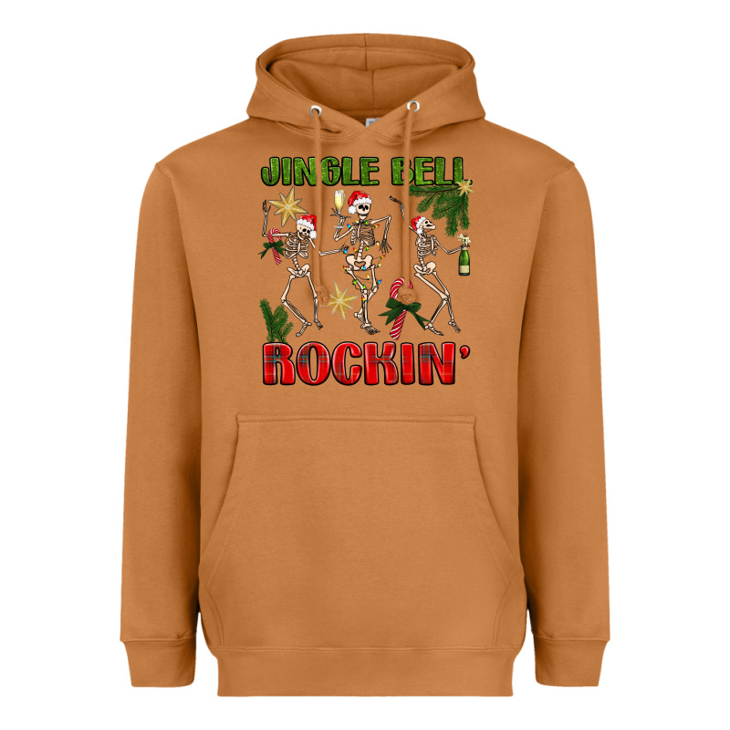 Jingle Bell Rockin' Heavyweight Hoodie by BundleAndBundleShop | Teevron