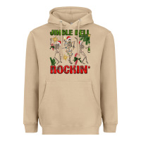 Mushroom Jingle Bell Rockin' Heavyweight Hoodie - BundleAndBundleShop