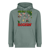 Sage Jingle Bell Rockin' Heavyweight Hoodie - BundleAndBundleShop