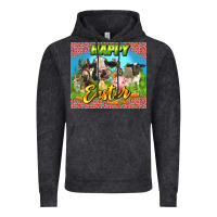 Vintage Black Happy Easter Farm Animals 20oz skinny Vintage Hoodie - LillyAllenDesigns