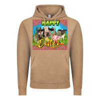 Vintage Coffee Happy Easter Farm Animals 20oz skinny Vintage Hoodie - LillyAllenDesigns