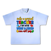 Grape Ice only a special teacher can hear what a child can n Urban Heavy Tee - Artiststas