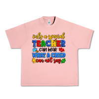 Salmon only a special teacher can hear what a child can n Urban Heavy Tee - Artiststas