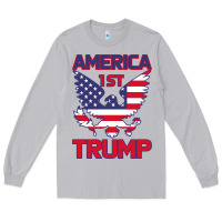 Moon Dust Trump America First Eagle Long Sleeve Tee - Bettercallsaul
