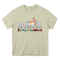 Mossy it's okay to be different Heavy Core Tee - MaliasSmallBusiness