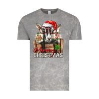 Cloud Rock Merry Christmas Alpine Goat Vintage Tee - LillyAllenDesigns