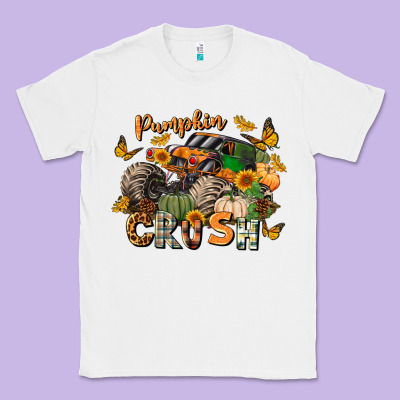 Pumpkin Crush Truck Classic Tee Designed By Lillyallendesigns