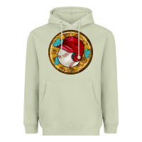 Matcha baseball with sunflower round earrings Heavyweight Hoodie - BundleAndBundleShop