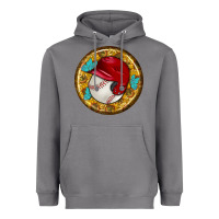 Storm baseball with sunflower round earrings Heavyweight Hoodie - BundleAndBundleShop