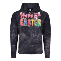 Cloud Black Happy Easter Nurse Vintage Hoodie - LillyAllenDesigns