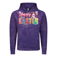 Cloud Purple Happy Easter Nurse Vintage Hoodie - LillyAllenDesigns