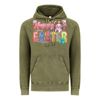 Vintage Olive Happy Easter Nurse Vintage Hoodie - LillyAllenDesigns