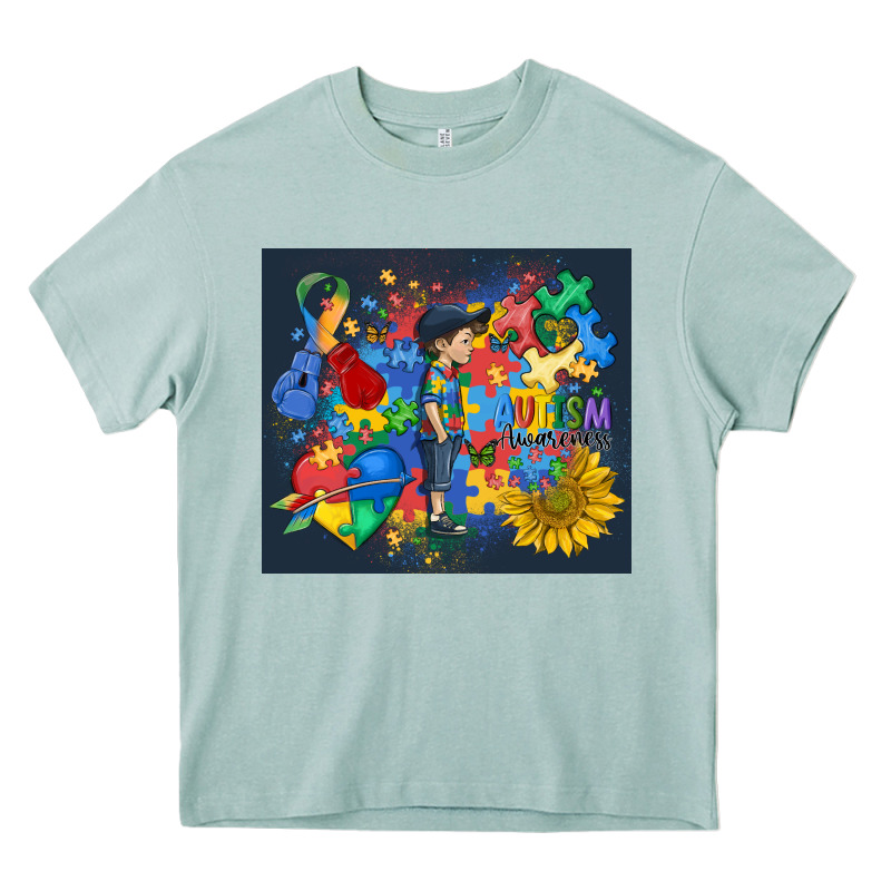 Autism Awareness Heavy Core Tee by MaliasSmallBusiness | Teevron