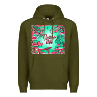 Army Green nurse life Premium Hoodie - RanaPortraitStore