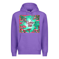 Purple nurse life Premium Hoodie - RanaPortraitStore
