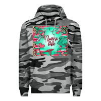 Slate Camo nurse life Premium Hoodie - RanaPortraitStore