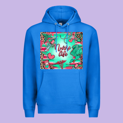 Nurse Life Premium Hoodie Designed By Ranaportraitstore