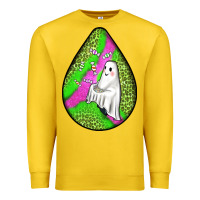 Lemon halloween ghost teardrop Premium Sweatshirt - BundleAndBundleShop