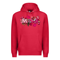 Cardinal Valentine's Day mama Premium Hoodie - FaDigitalArtStudio
