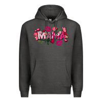 Charcoal Heather Valentine's Day mama Premium Hoodie - FaDigitalArtStudio