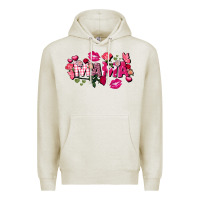 Oatmeal Heather Valentine's Day mama Premium Hoodie - FaDigitalArtStudio