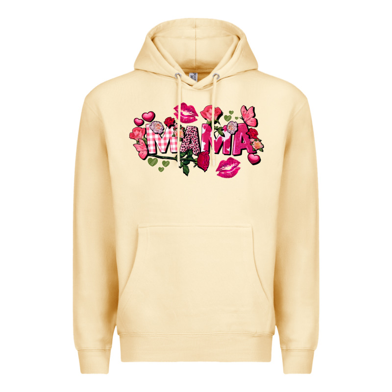 Valentine's Day Mama Premium Hoodie by FaDigitalArtStudio | Teevron