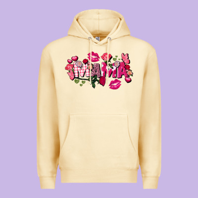 Valentine's Day Mama Premium Hoodie Designed By Fadigitalartstudio