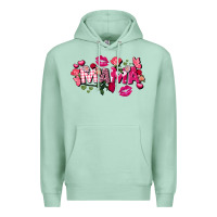 Seafoam Valentine's Day mama Premium Hoodie - FaDigitalArtStudio