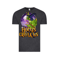 Vintage Black Hocus Croakus Frog Vintage Tee - LillyAllenDesigns