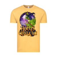 Vintage Mustard Hocus Croakus Frog Vintage Tee - LillyAllenDesigns
