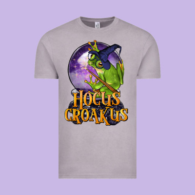 Hocus Croakus Frog Vintage Tee Designed By Lillyallendesigns
