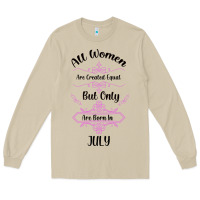 Mushroom all women are created equal but only the smartest are born in july bla Long Sleeve Tee - Bettercallsaul