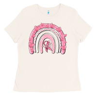 Bone breast cancer  rainbow Ladies Tee - MaliasSmallBusiness