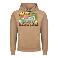 Happy Easter Truck Vintage Hoodie | Teevron
