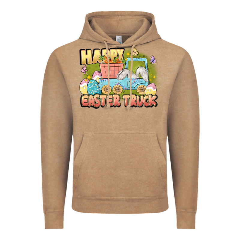 Happy Easter Truck Vintage Hoodie by LillyAllenDesigns | Teevron
