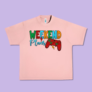 Weekend Plans Urban Heavy Tee Designed By Jahusdesignshop