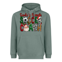 Sage Santa's Favorite Soccer Coach For Christmas Heavyweight Hoodie - FaDigitalArtStudio