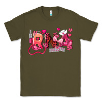 Army Green rna breast cancer registered nurse assistant Classic Tee - LillyAllenDesigns