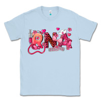 Dusty Blue rna breast cancer registered nurse assistant Classic Tee - LillyAllenDesigns