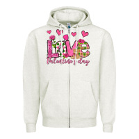Love Valentine's Day Olivia Zipper Hoodie | Teevron